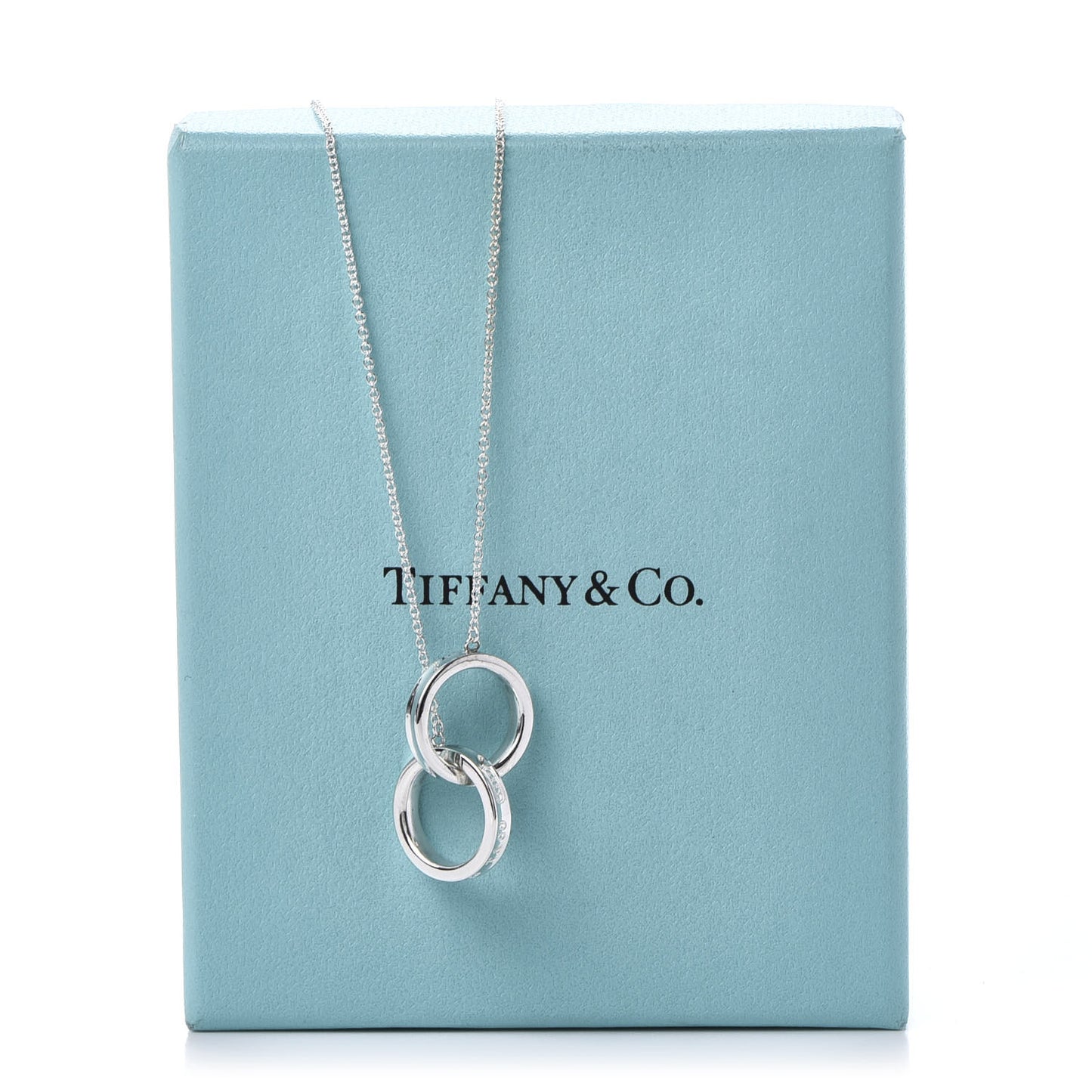 Sterling Silver 1837 Interlocking Circles Pendant Necklace
