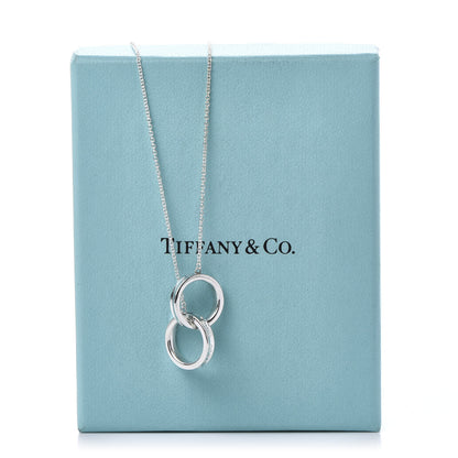 Tiffany Sterling Silver 1837 Interlocking Circles Pendant Necklace 7 of 7