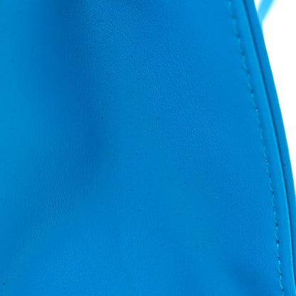 Telfar Vegan Leather Small Shopping Bag Cyan 10 of 10