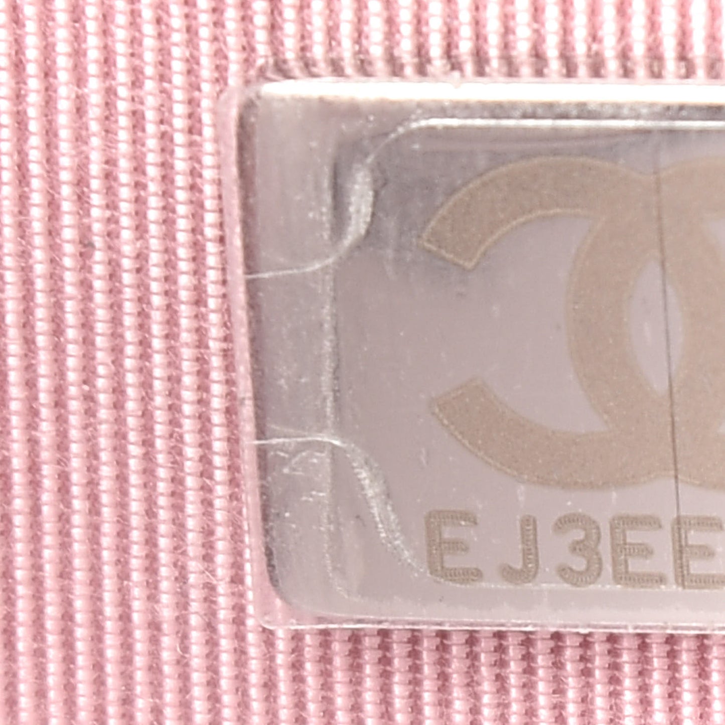 Iridescent Calfskin Quilted Wallet On Chain WOC Pink