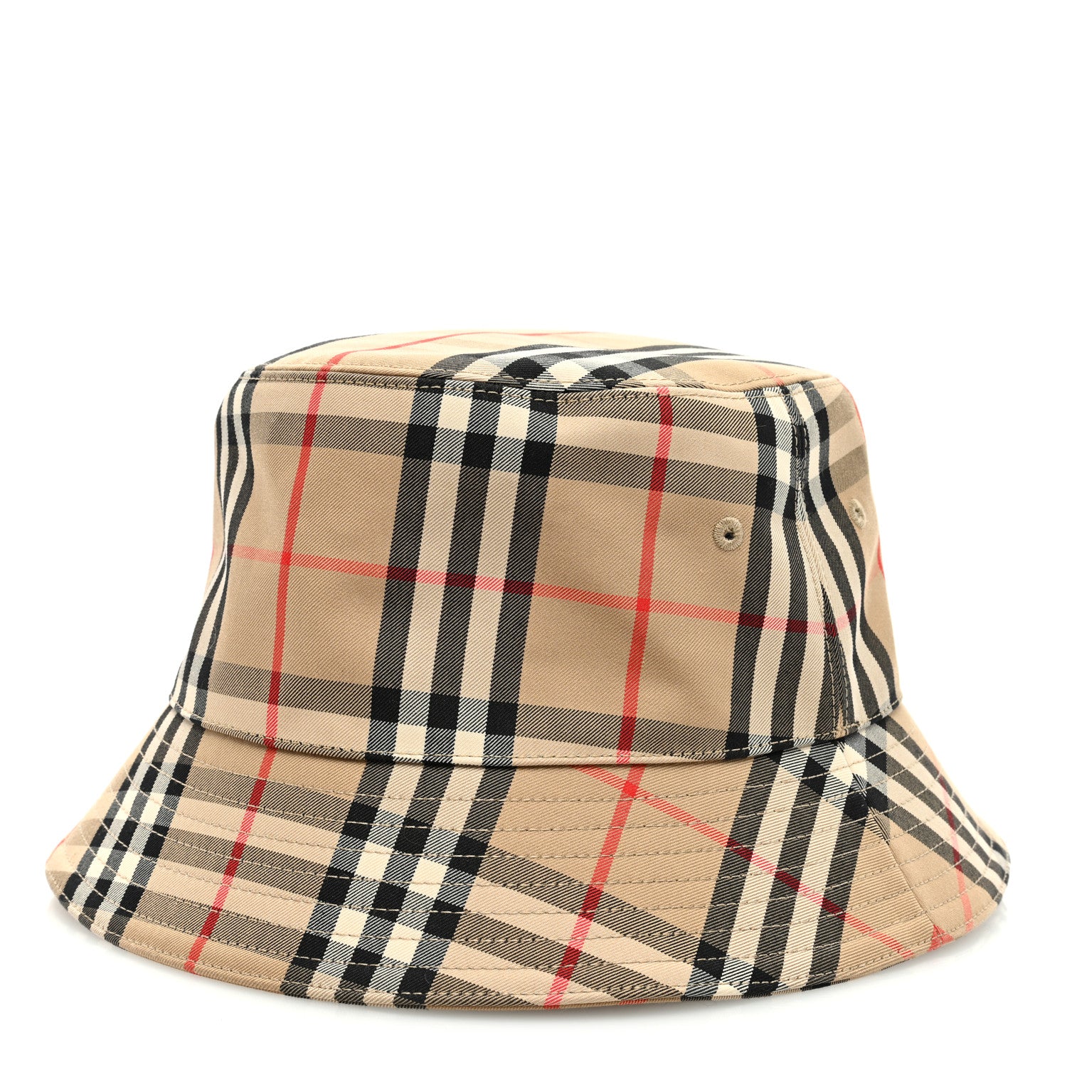Burberry Technical Cotton Vintage Check Bucket Hat L Archive Beige 1 of 8