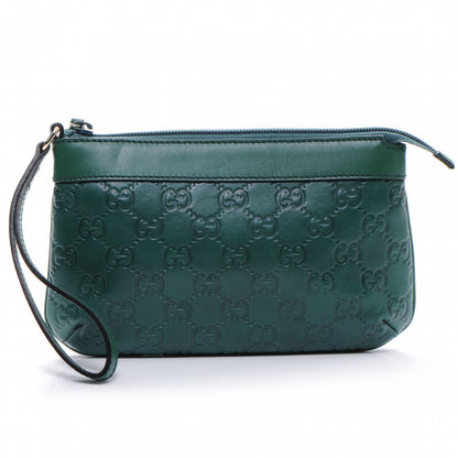 Gucci Guccissima Wristlet Green 1 of 7