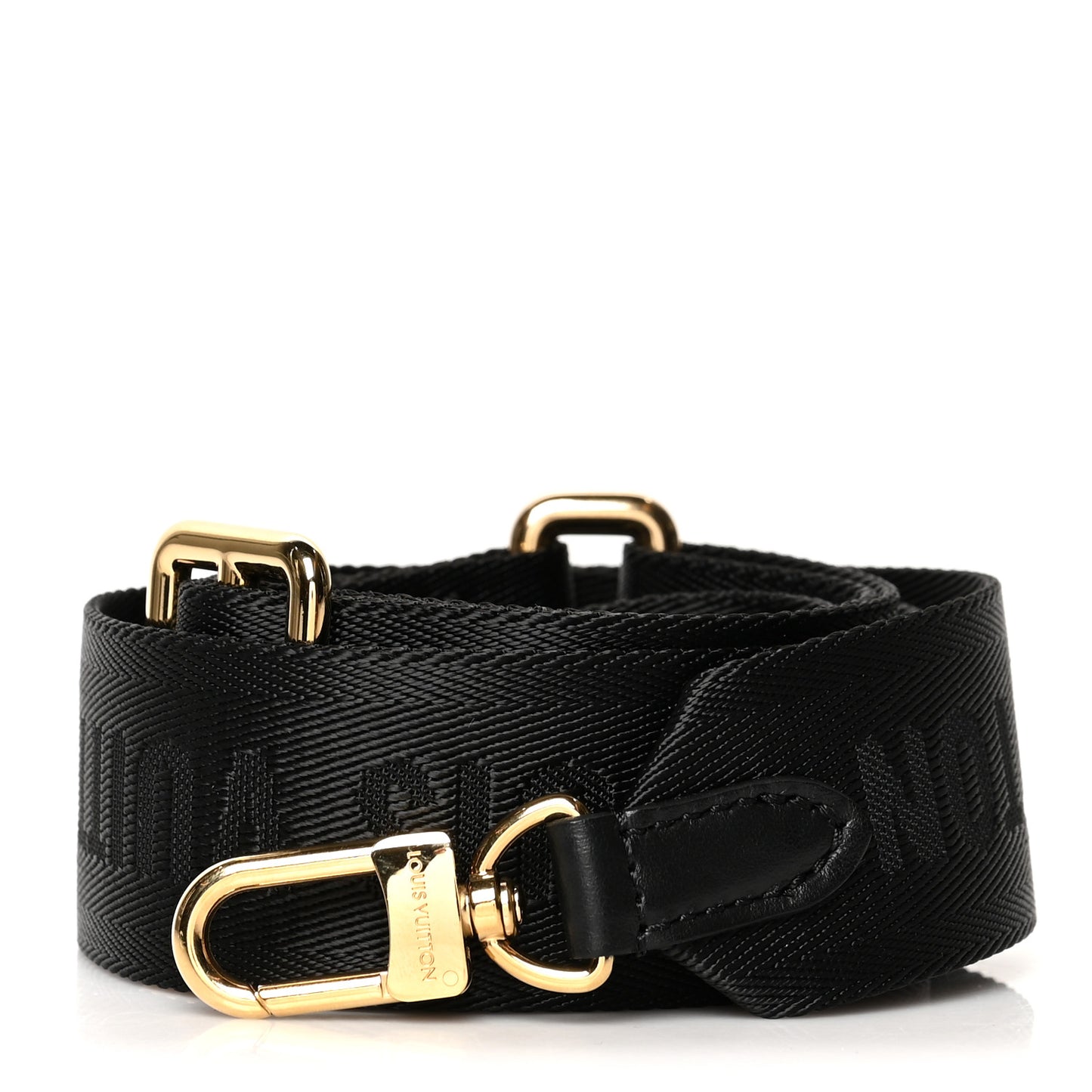 Nylon Petite Malle Souple Shoulder Strap Black