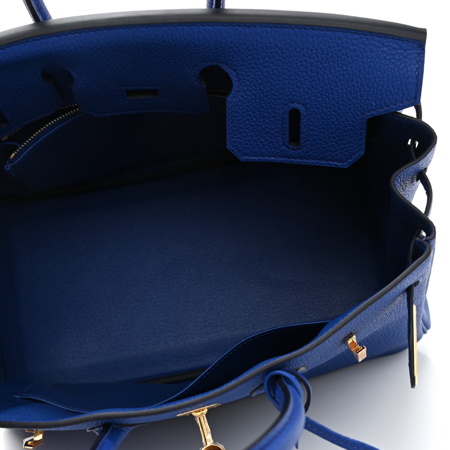 Hermes Togo Birkin 25 Bleu Royal 5 of 11