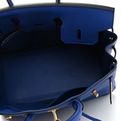 Hermes Togo Birkin 25 Bleu Royal 5 of 11