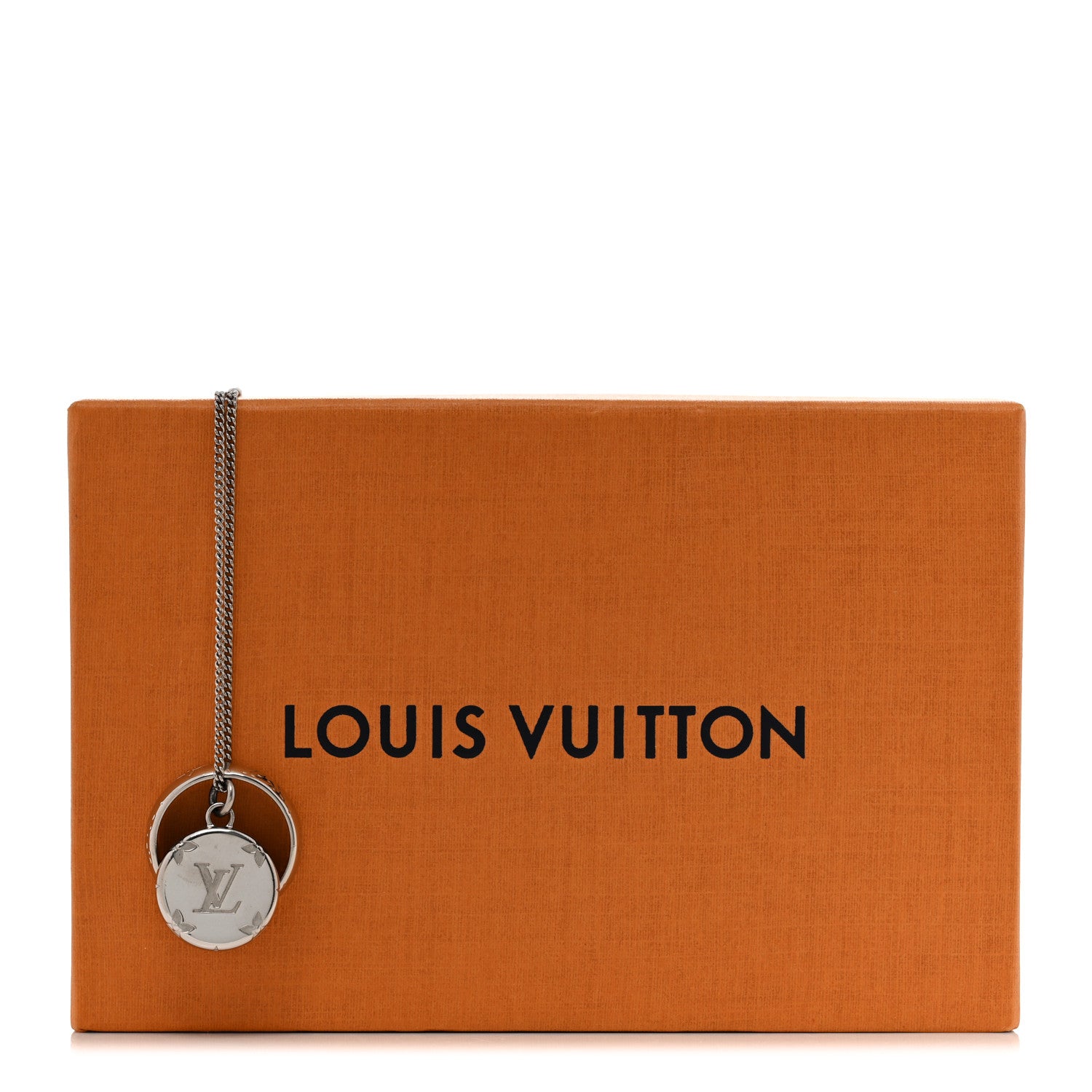 Louis Vuitton Zamac Palladium Monogram Charms Necklace Silver 8 of 8