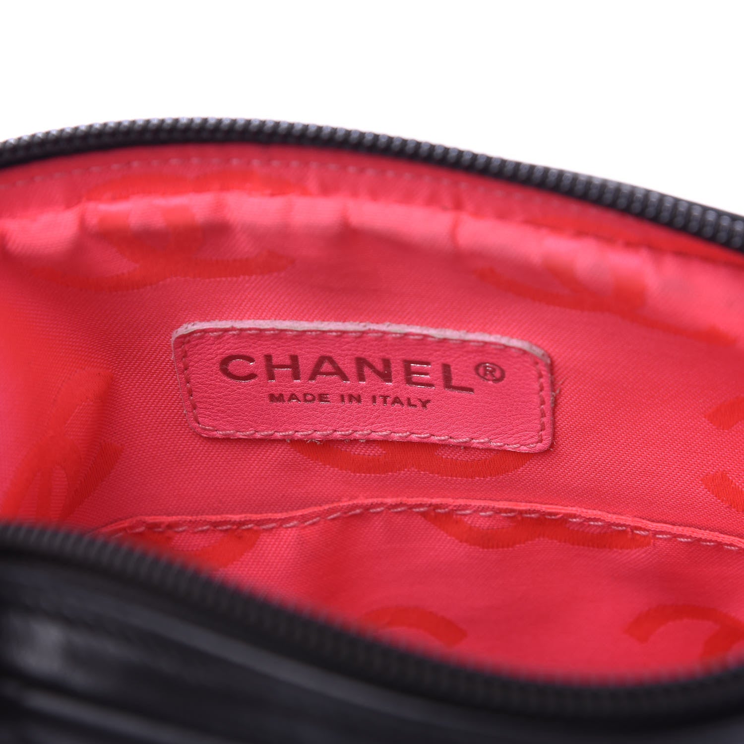 Chanel Calfskin Quilted Medium Cambon Messenger Black White 8 of 11