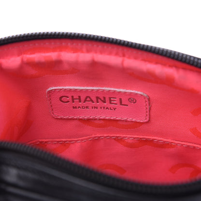 Chanel Calfskin Quilted Medium Cambon Messenger Black White 8 of 11
