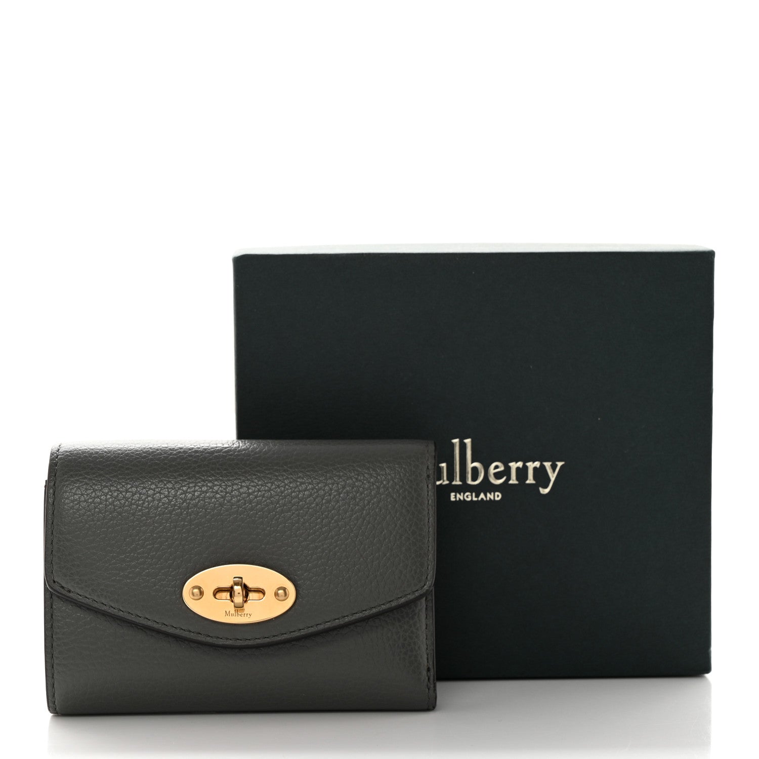 Mulberry Classic Grain Small Darley Wallet Charcoal 9 of 9