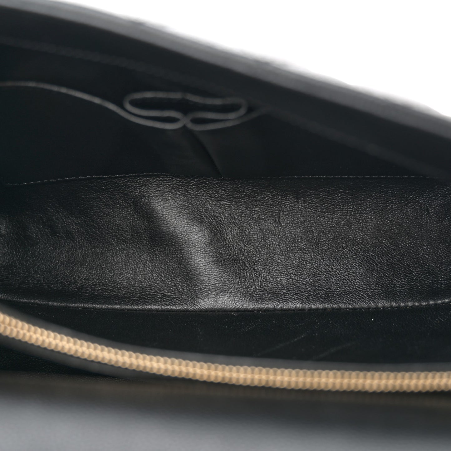 Caviar Lizard Embossed Quilted Small Coco Handle Flap Black