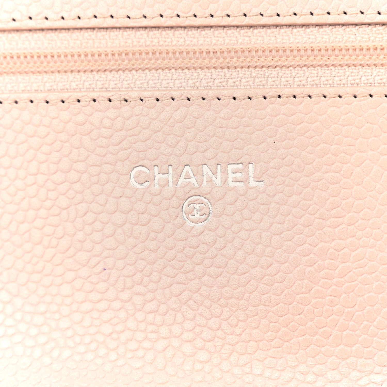 Chanel Caviar Quilted Wallet On Chain WOC Light Pink 6 of 11