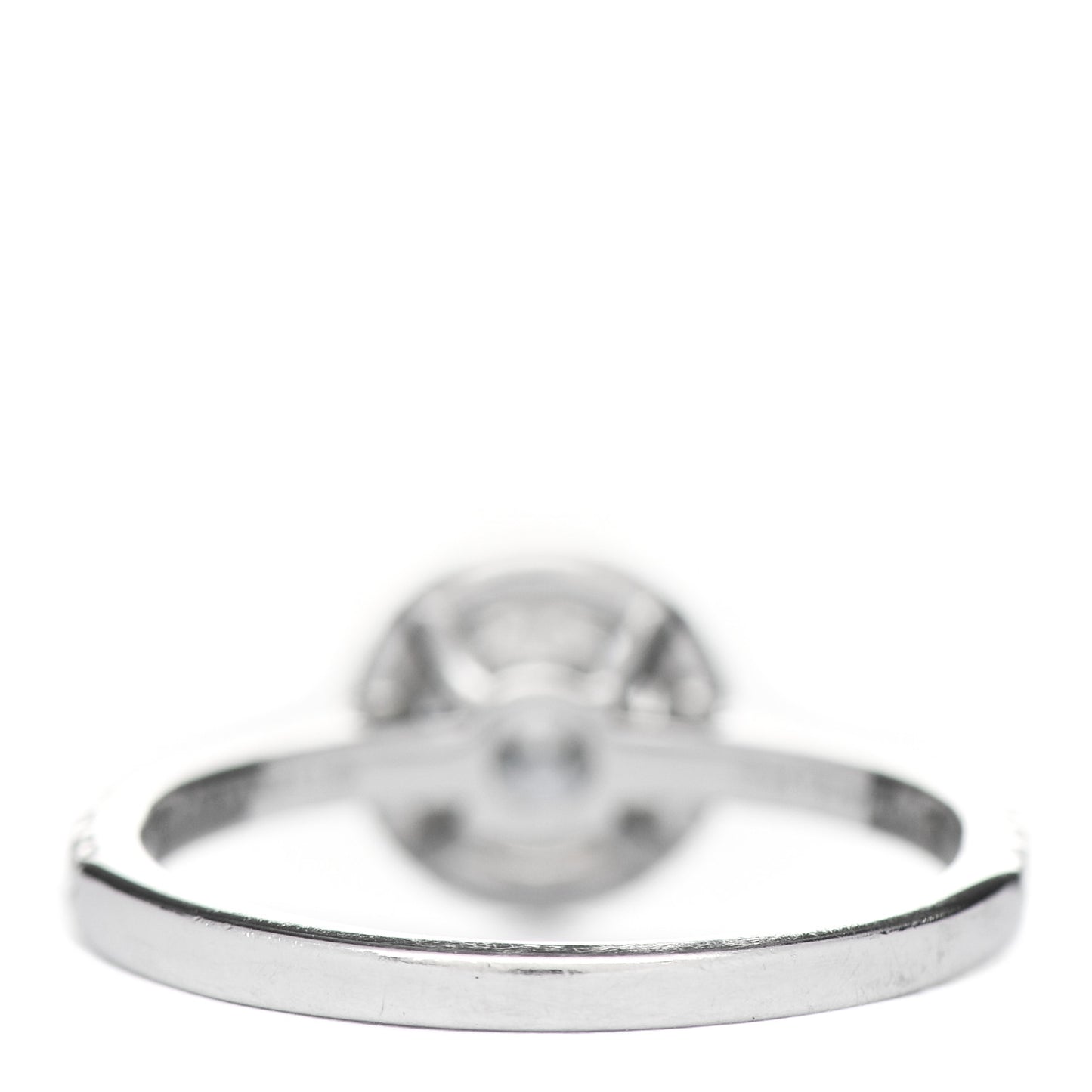 Platinum Diamond .94ct Soleste Round Brilliant Engagement Ring 54 7