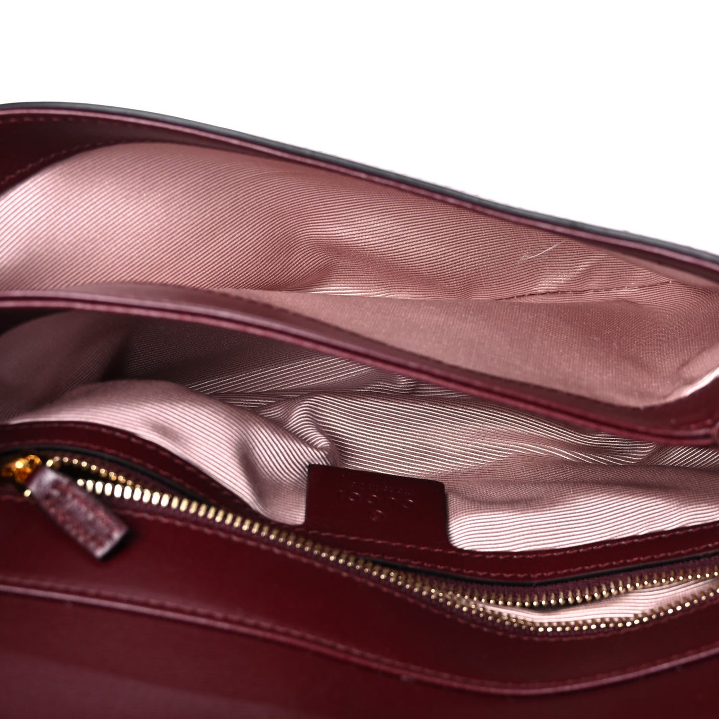 Vitello Palmellato Lux Small Arli Flap Shoulder Bag Vintage Bordeaux