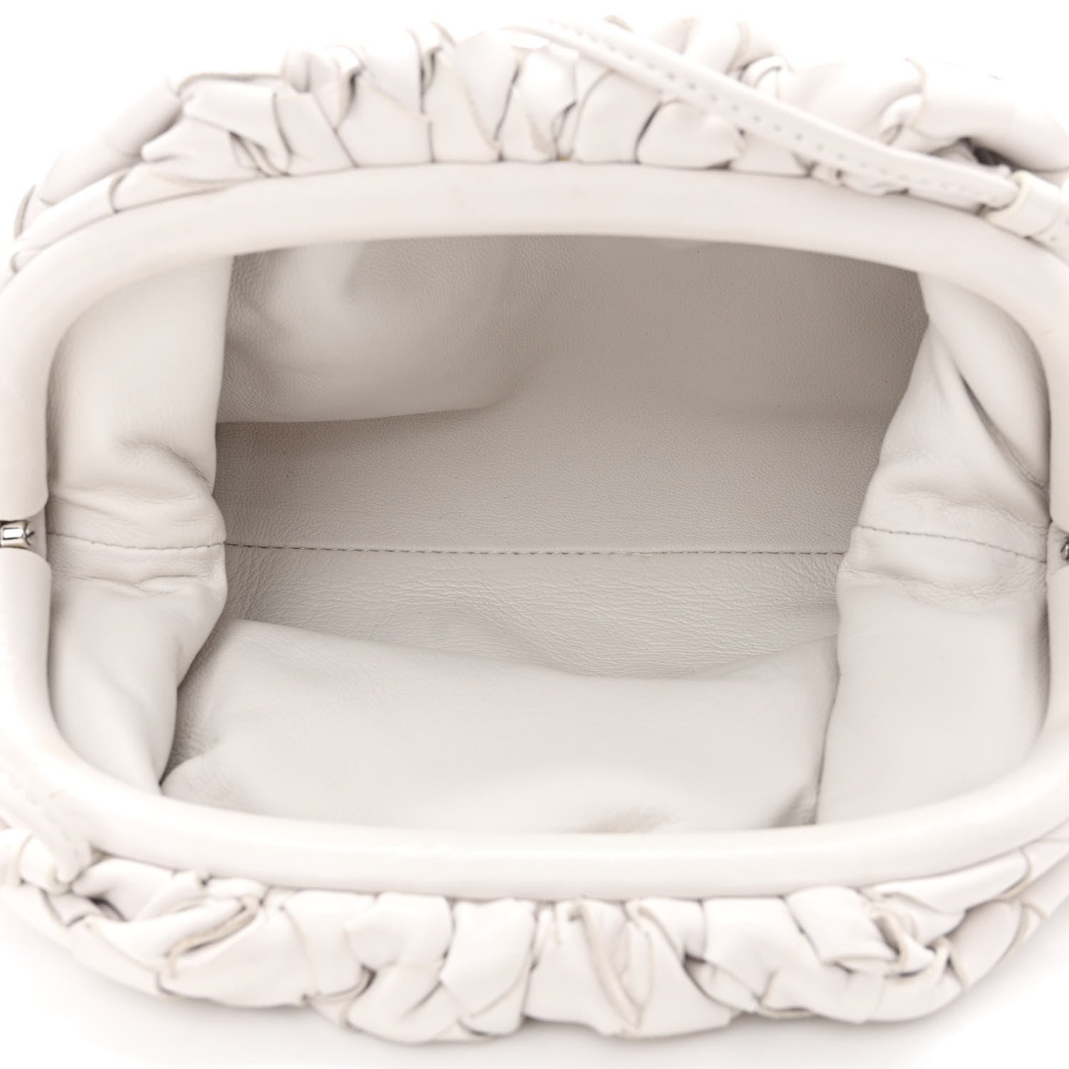 Bottega Veneta Nappa Intrecciato The Mini Pouch Chalk 5 of 10