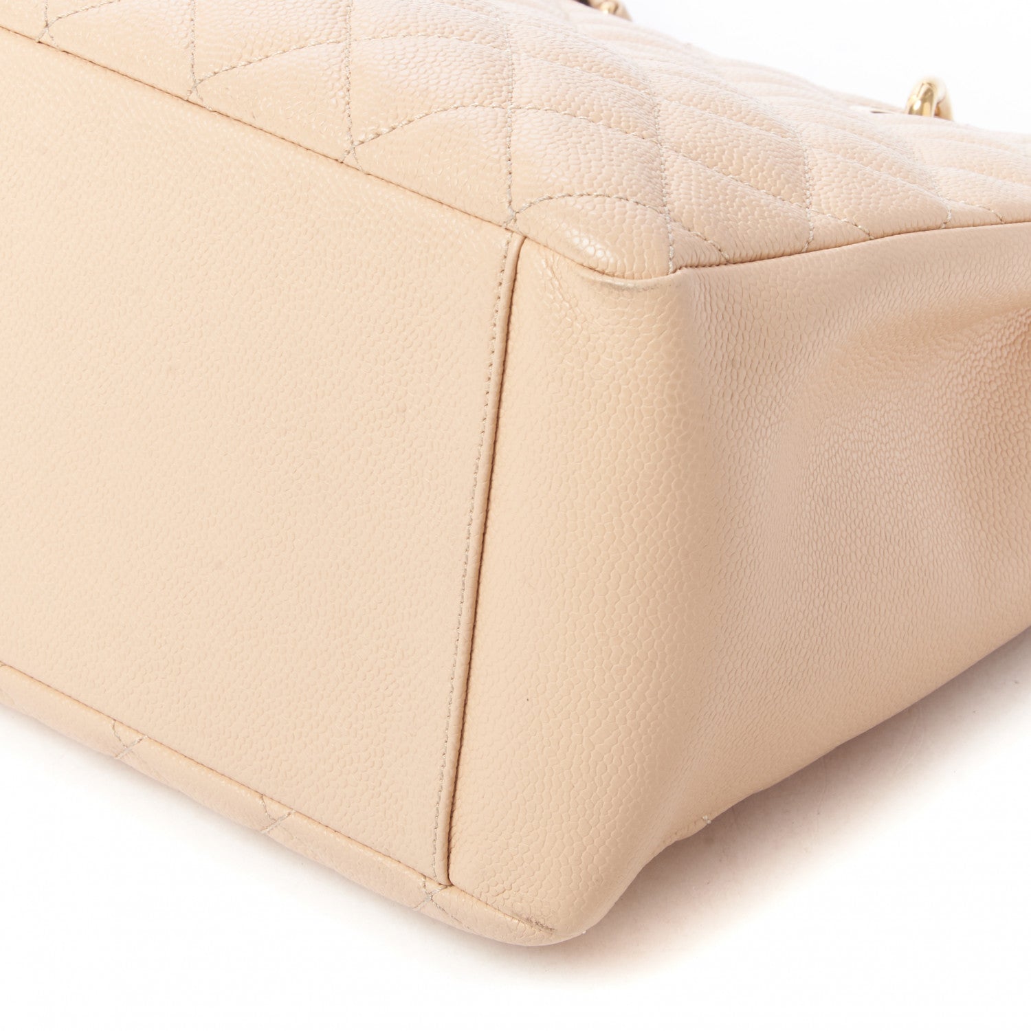 Chanel Caviar Quilted Grand Shopping Tote GST Beige Clair 5 of 10