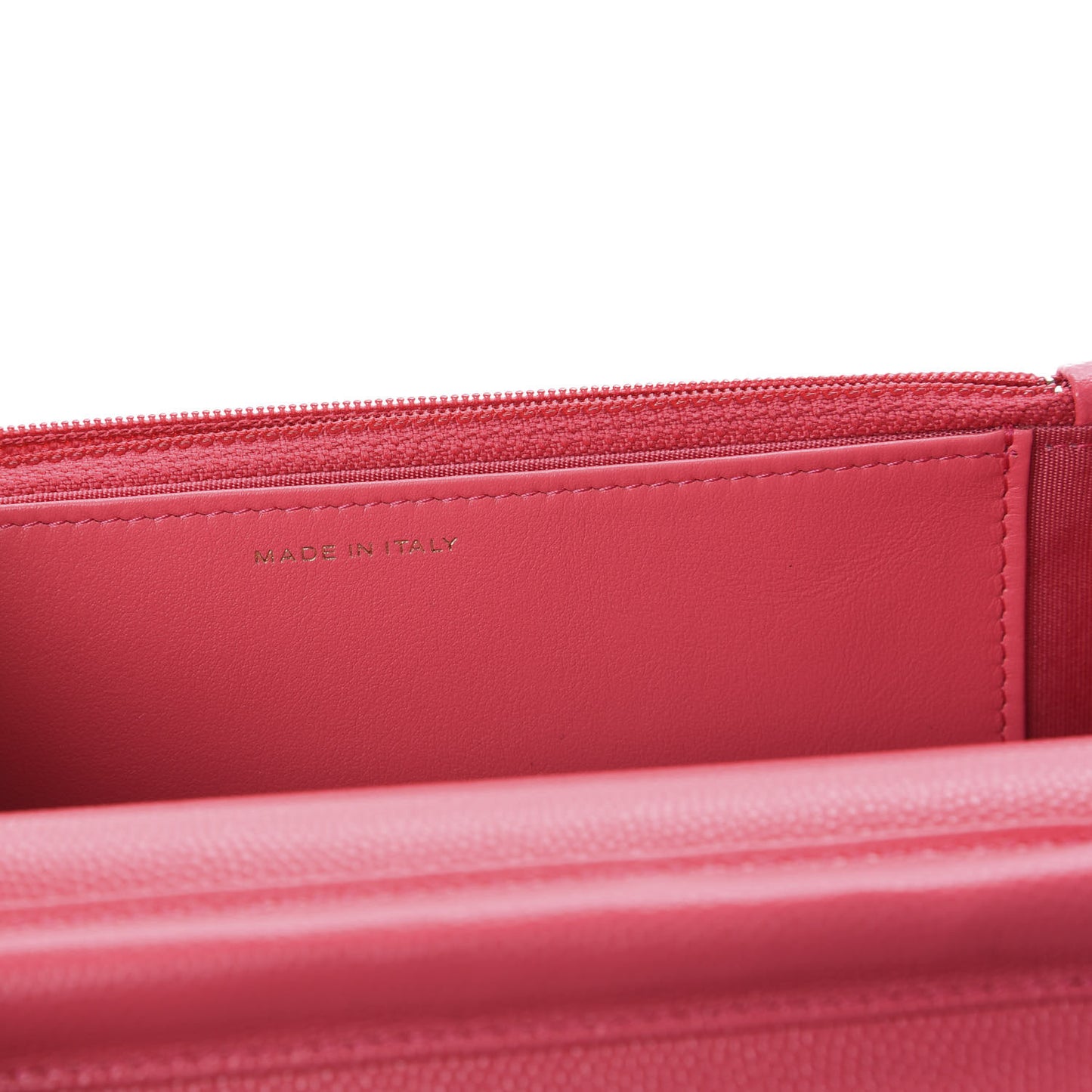 Caviar Quilted French New Wave Chain CC Wallet On Chain WOC Pink
