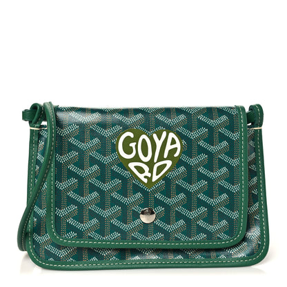 Goyard Goyardine Coeur Plumet Wallet Clutch Green 1 of 8