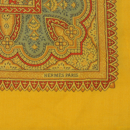 Hermes Cashmere Silk Ancien Shawl 140 4 of 6