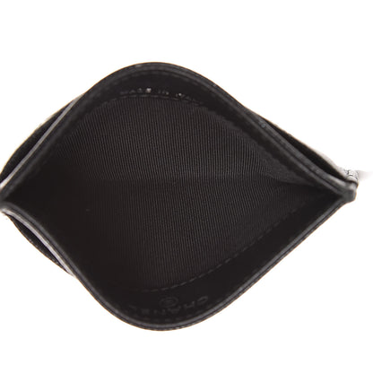 Chanel Metallic Caviar Quilted Card Holder Black 5 of 11