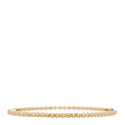 Van Cleef & Arpels 18K Yellow Gold Perlee Pearls of Gold Bracelet L 2 of 4