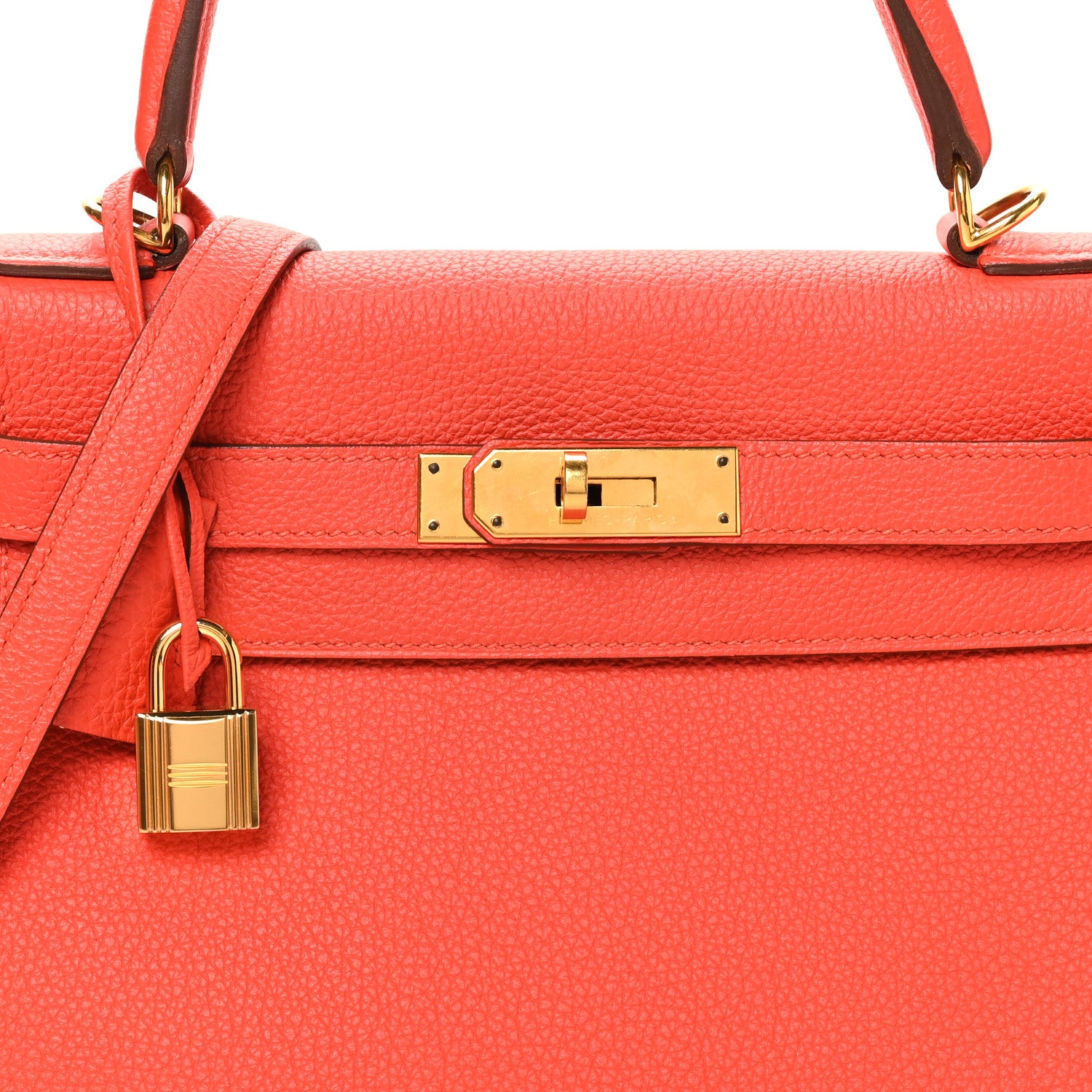 Hermes Togo Kelly Retourne 28 Capucine 8 of 10