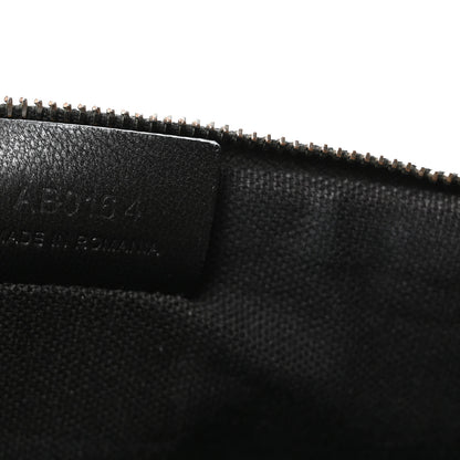 Givenchy Texutured Coated Canvas Rottweiler Print Large Cosmetic Pouch Black 7 of 7