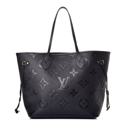 Louis Vuitton Empreinte Monogram Giant Neverfull MM Black 3 of 22