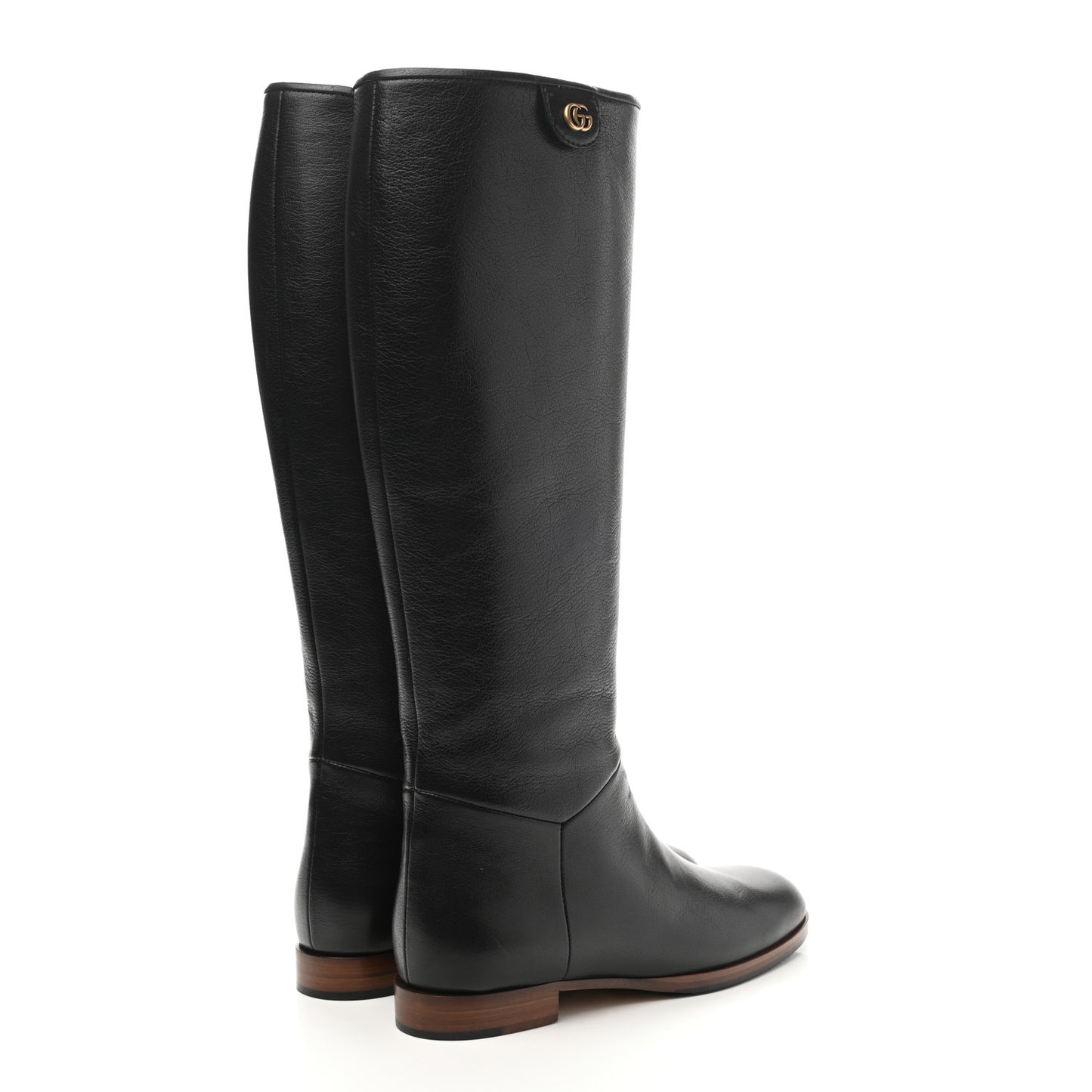 Calfskin Piuma Lux Energy High Boots 35.5 Black