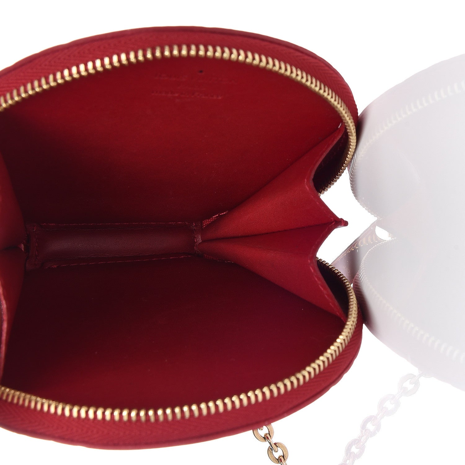 Louis Vuitton Vernis Chapeau Coin Purse Pomme D'Amour 5 of 9