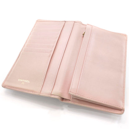 Chanel Leather Long Wallet Pink 5 of 8