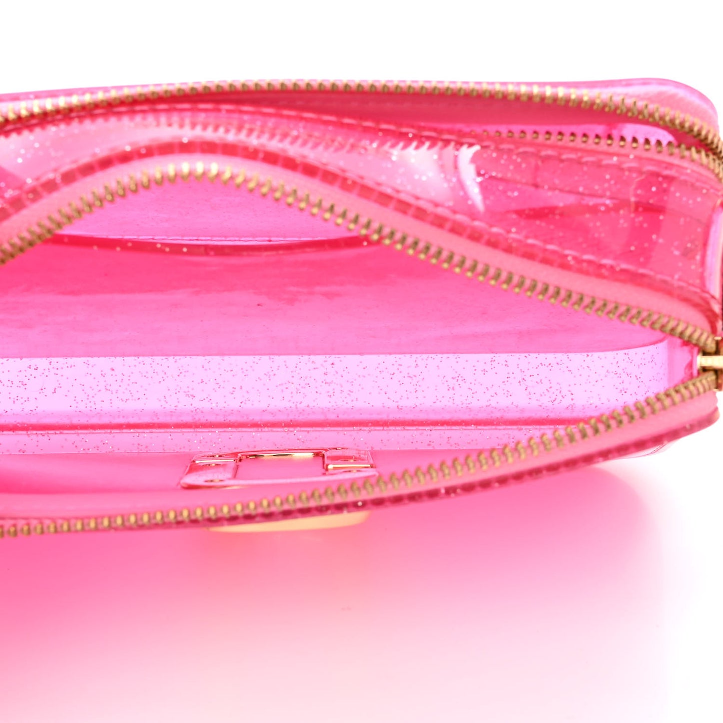 Jelly Glitter Small Snapshot Camera Bag Pink