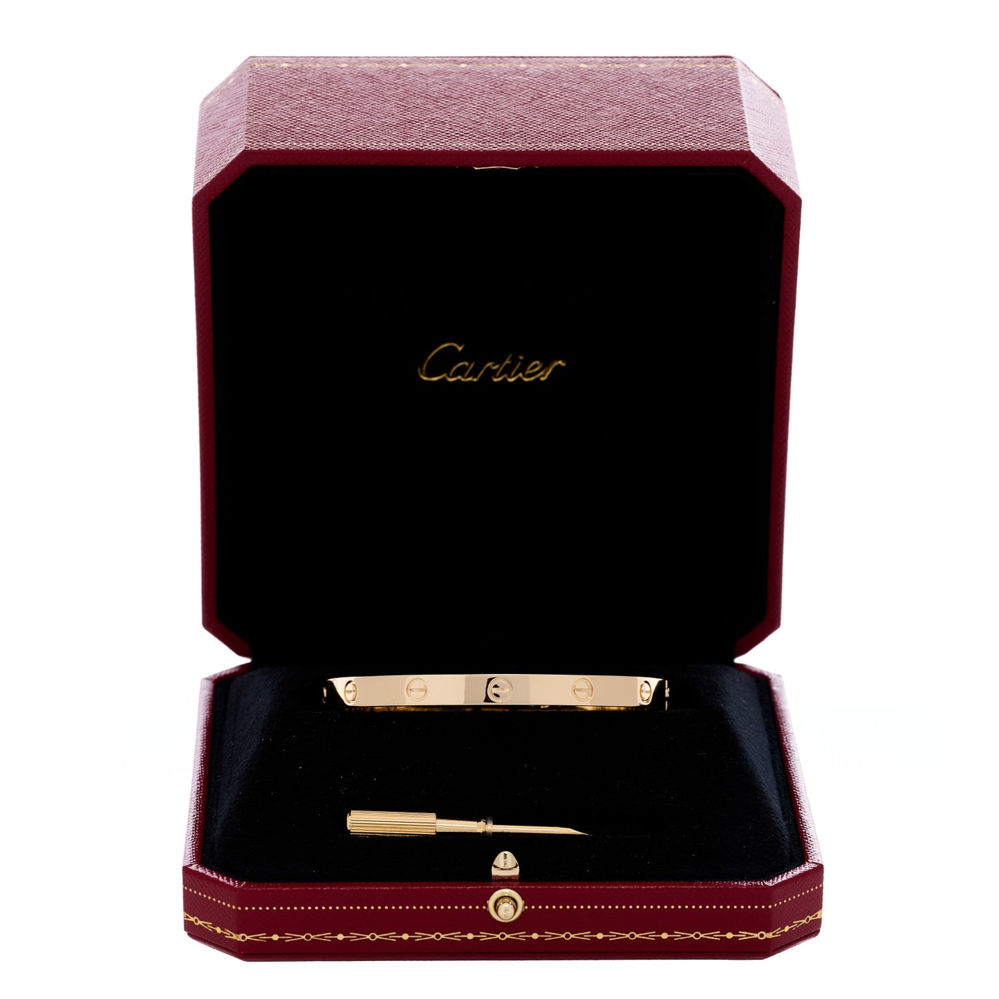 18K Yellow Gold LOVE Bracelet 19