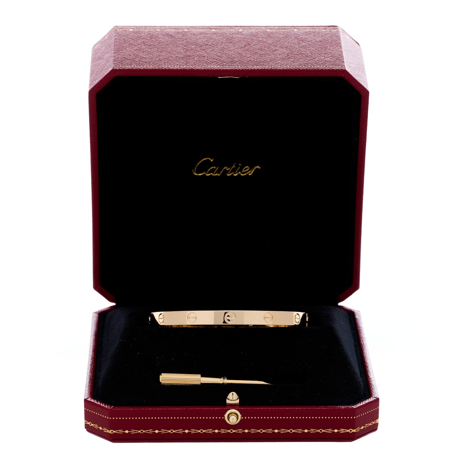 Cartier 18K Yellow Gold LOVE Bracelet 19 5 of 5