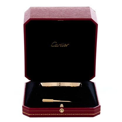 Cartier 18K Yellow Gold LOVE Bracelet 19 5 of 5