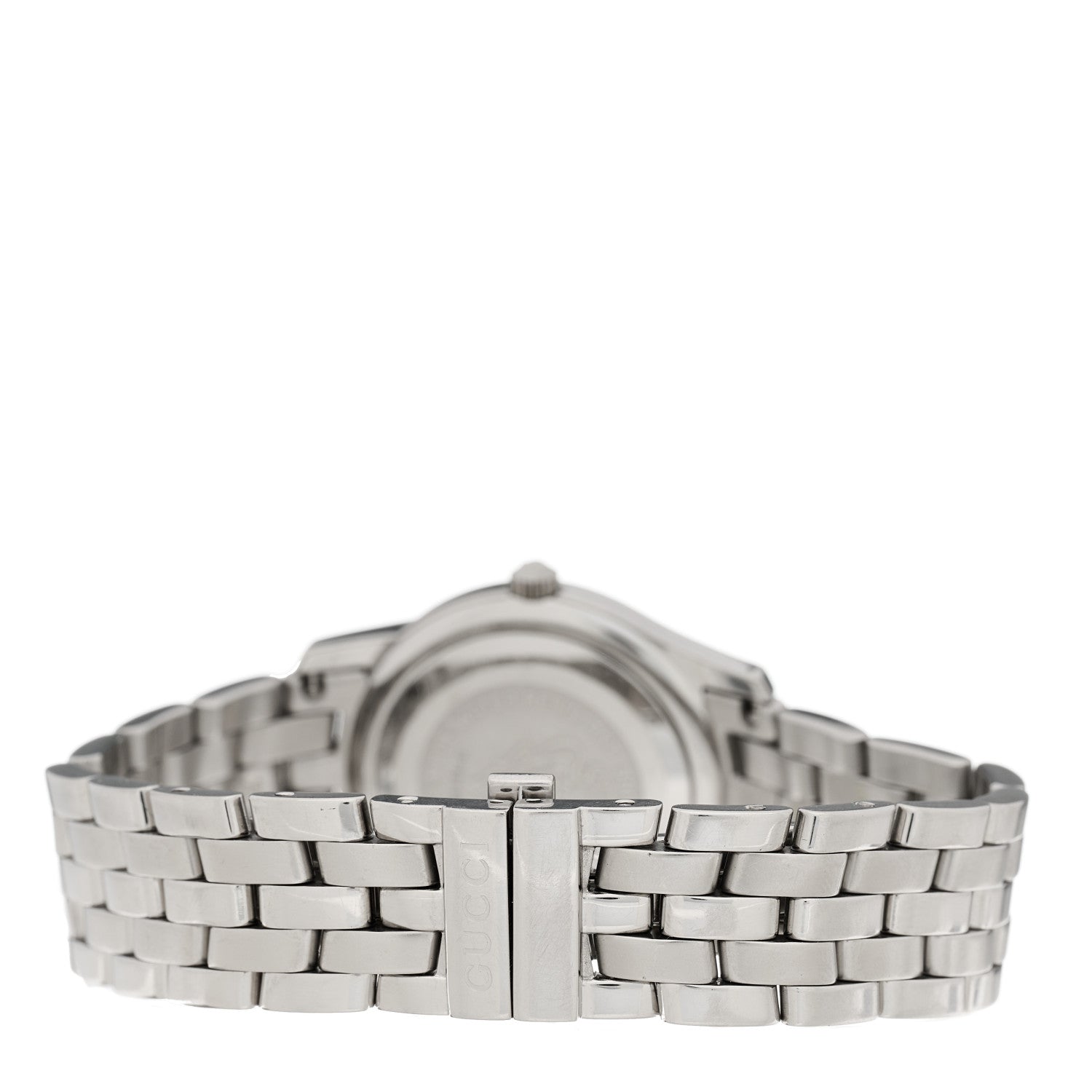 Gucci Stainless Steel Diamond Mother of Pearl 27mm 5500L Quartz Watch 3 of 4