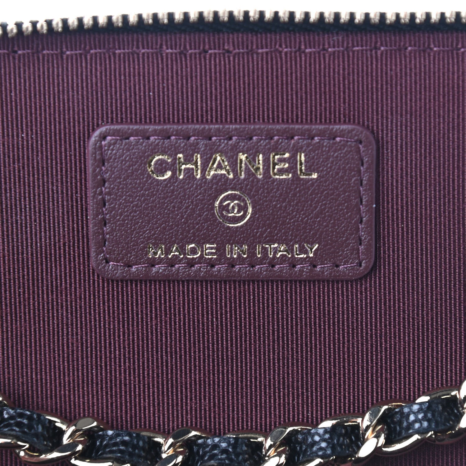 Chanel Caviar Quilted Small Vanity Case With Chain Black 6 of 9