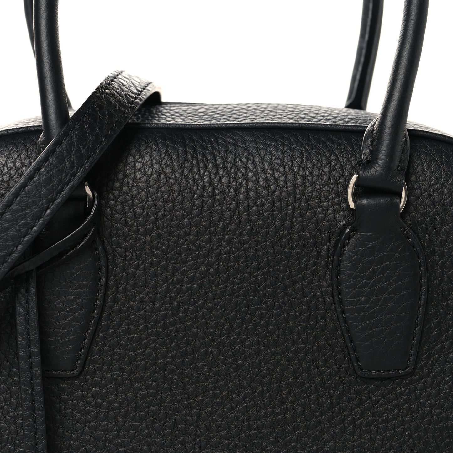 Matte Grained Calfskin India 10 Black