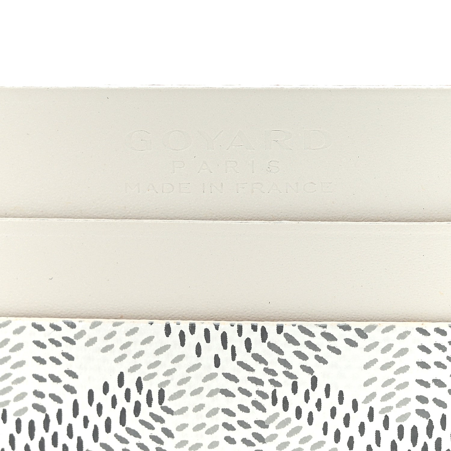Goyard Goyardine Saint Sulpice Card Holder White 6 of 7