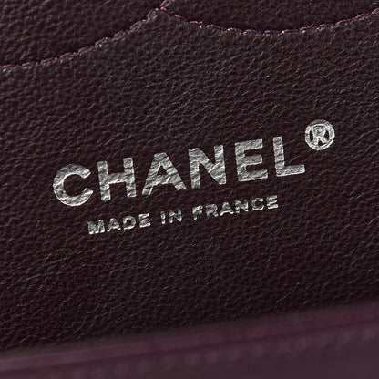 Chanel Lambskin Quilted Jumbo Double Flap Purple 6 of 9