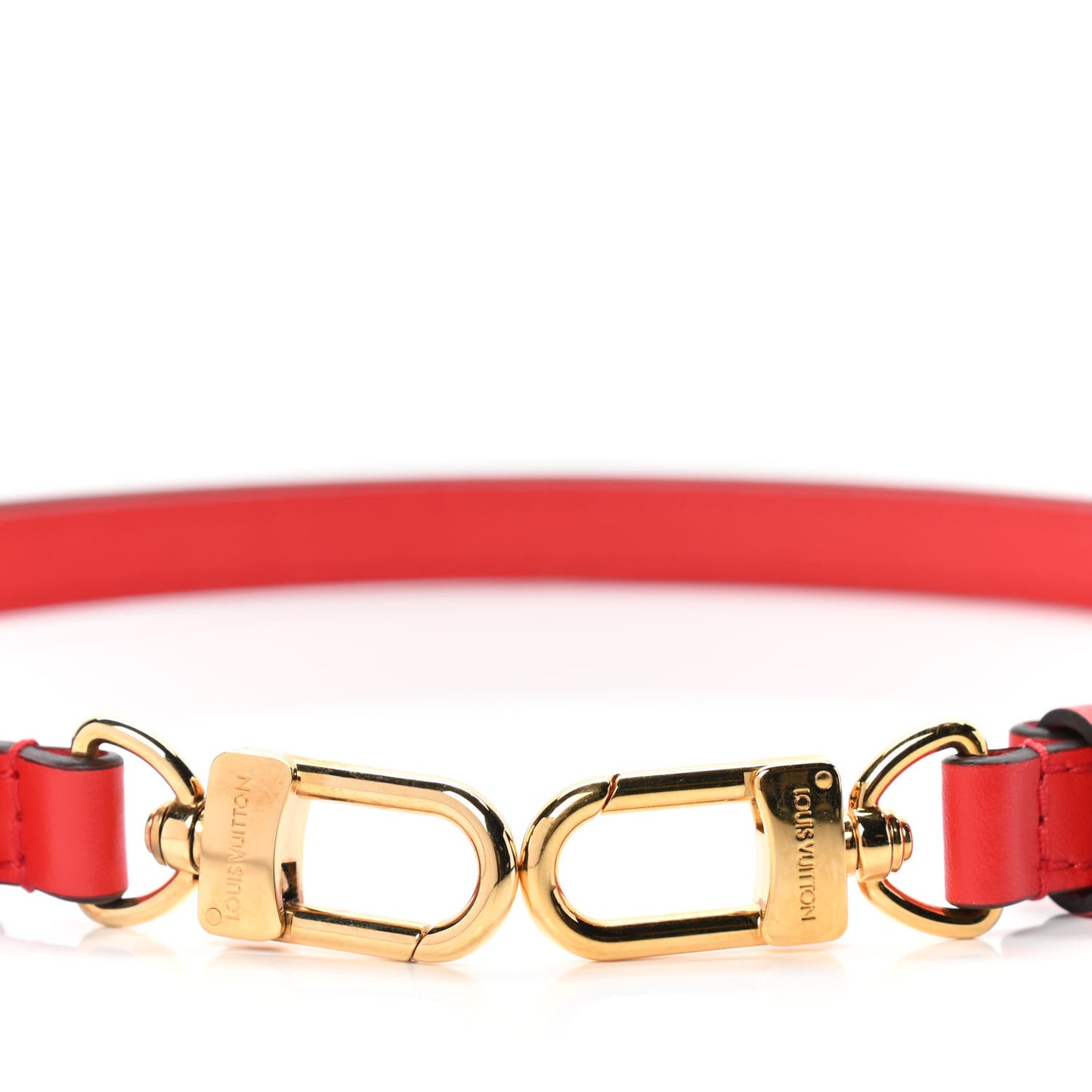 Calfskin Neonoe Adjustable Shoulder Strap Coquelicot