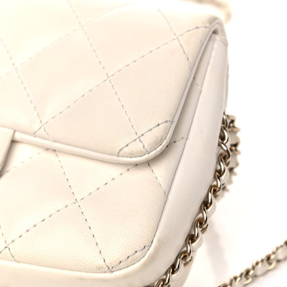 Chanel Lambskin Quilted Mini My Precious Flap White 16 of 23