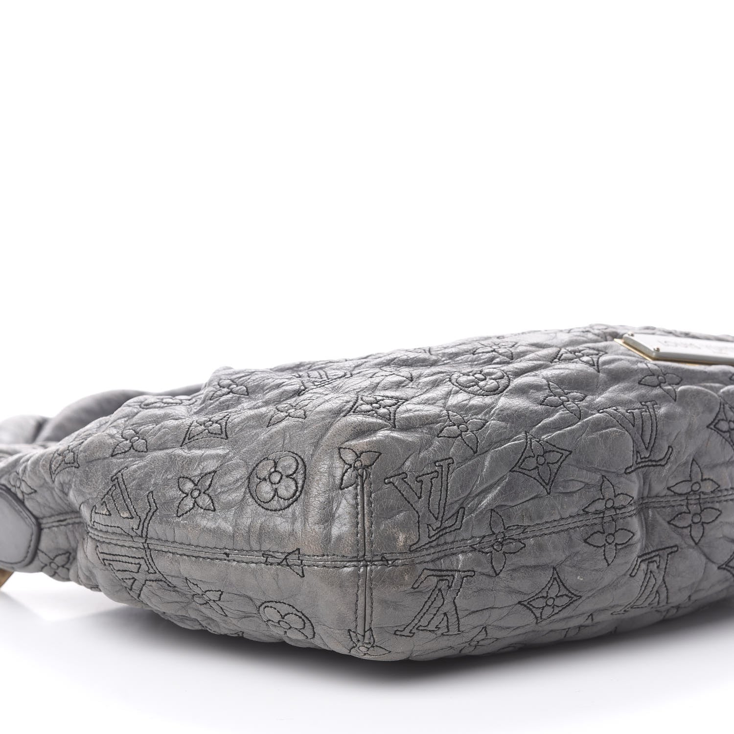 Louis Vuitton Lambskin Olympe Nimbus PM Anthracite 13 of 17