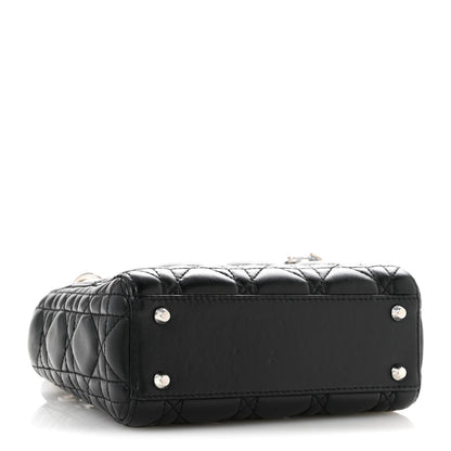 Christian Dior Lambskin Cannage Mini Lady Dior Black 4 of 12