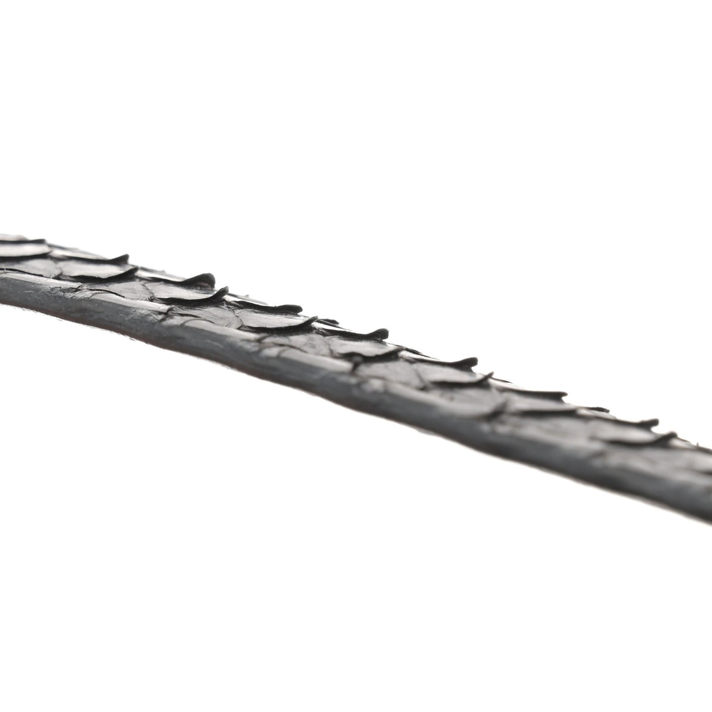 Snakeskin Medium Classic Box Flap Bag Black