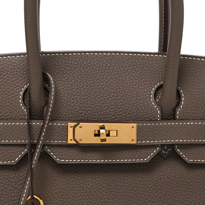 Hermes Togo Birkin 30 Etoupe 8 of 10