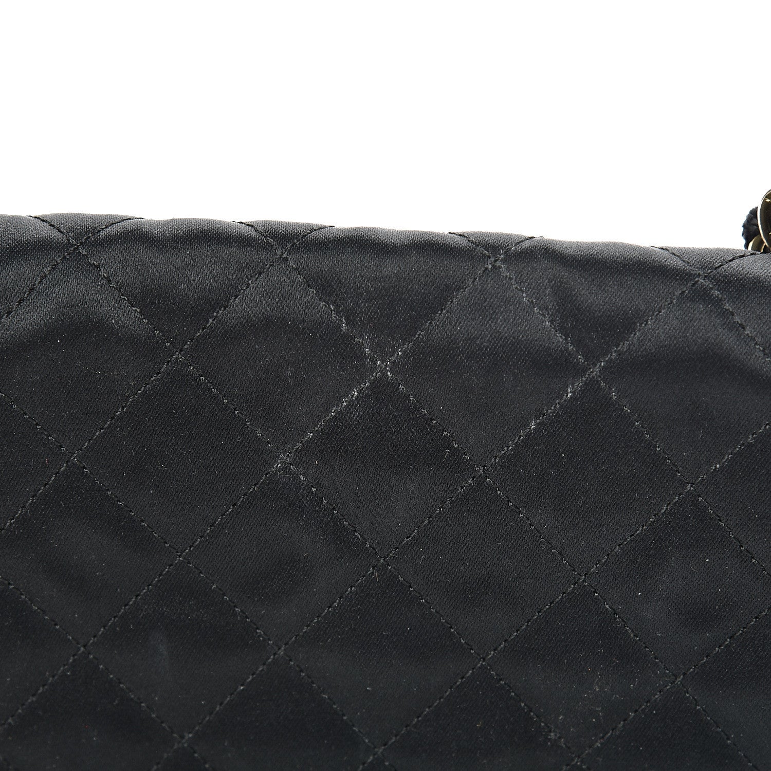 Chanel Satin Quilted Extra Mini Rectangular Flap Black 14 of 14