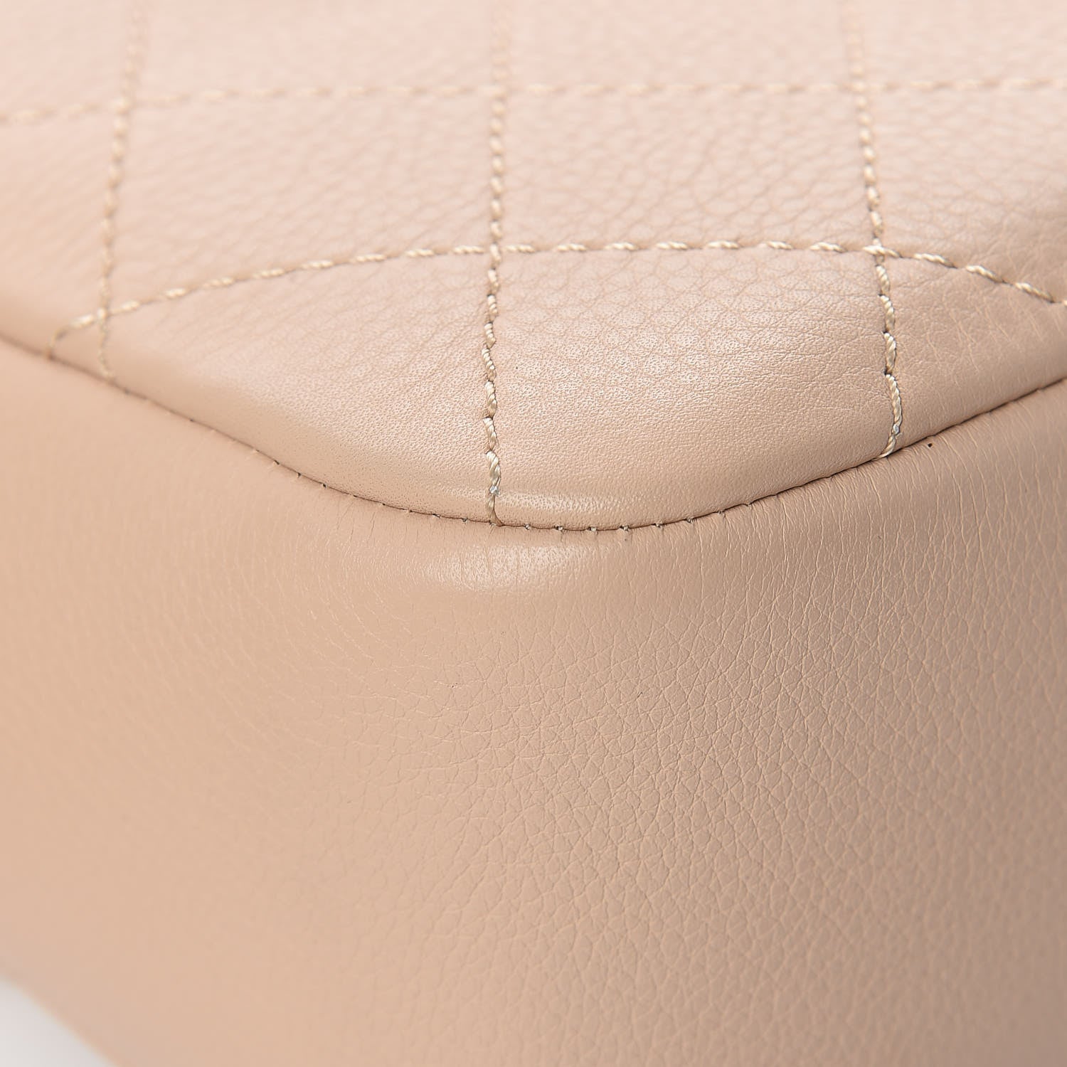 Chanel Grained Calfskin Archi Chic Flap Beige 12 of 17