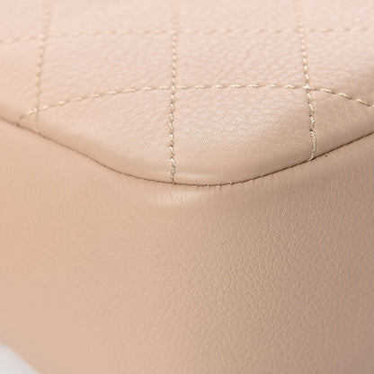 Chanel Grained Calfskin Archi Chic Flap Beige 12 of 17