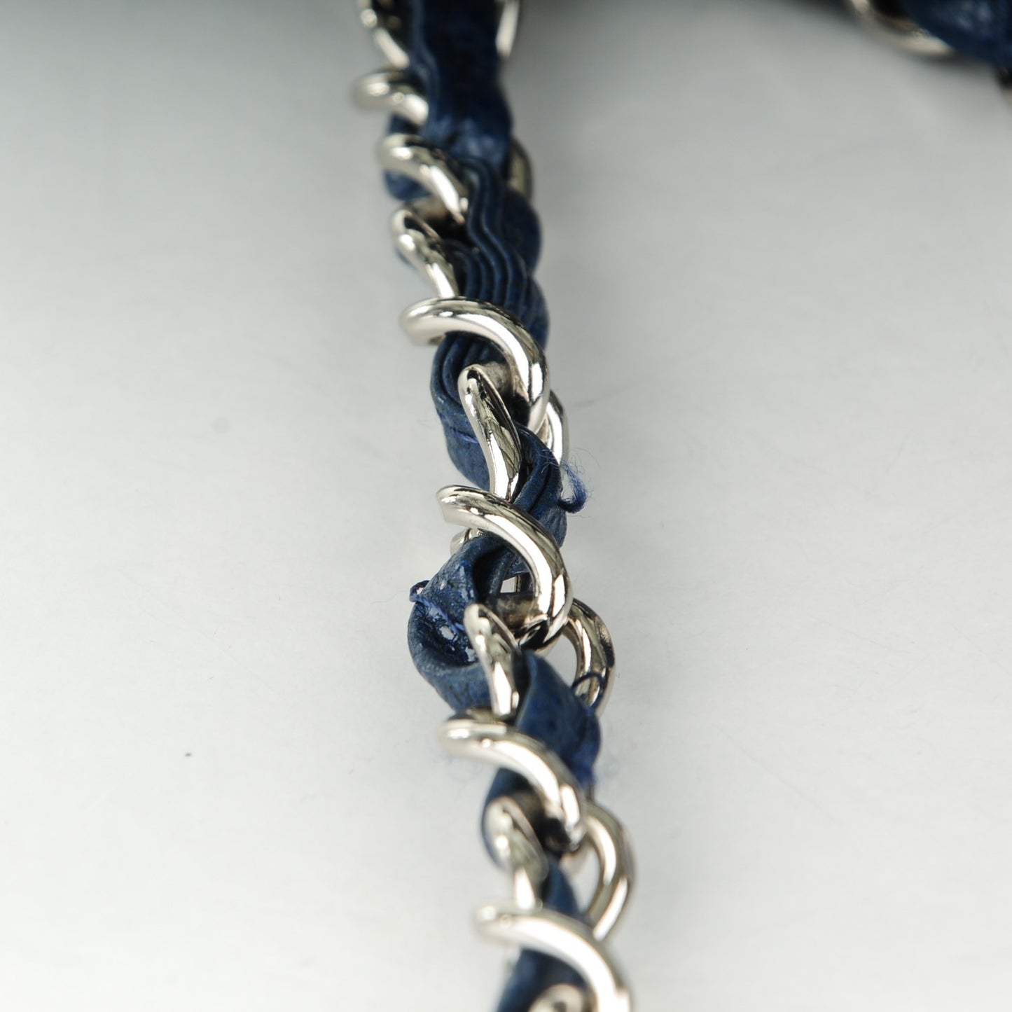 Caviar Timeless CC Soft Tote Navy Blue
