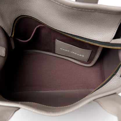 Marc Jacobs Grained Calfskin Medium The Tote Bag Cement 5 of 11